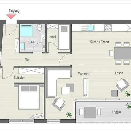 公寓 Residenz Bollwark 3 1